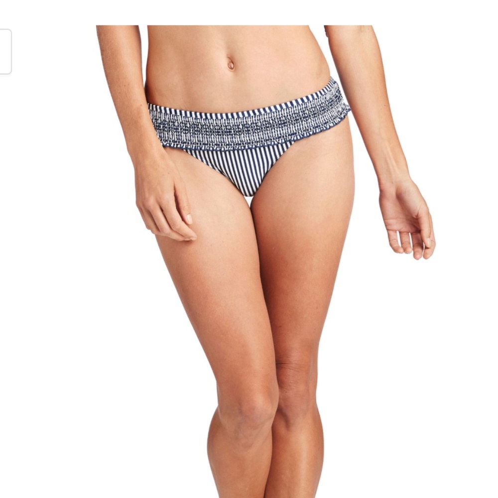 NWT Vineyard Vines Sankaty Stripe Smocked Bikini